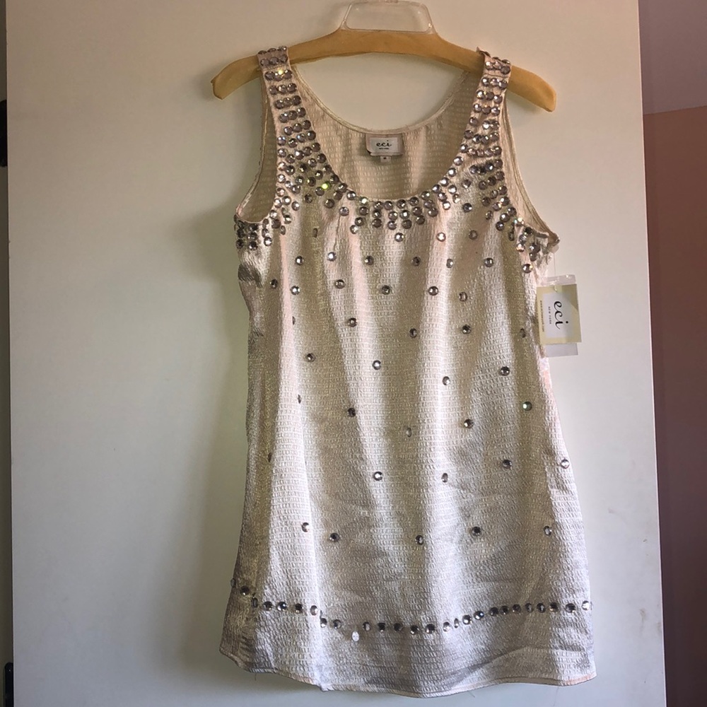 Beige off white dress